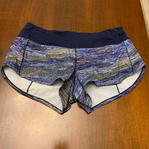 RARE!!! Lululemon speed shorts 6